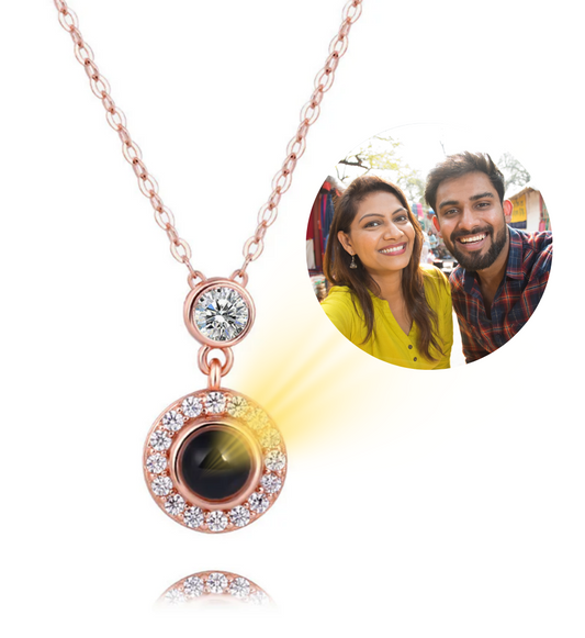 Custom Photo Projection Emira Necklace