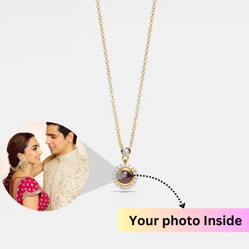 Custom Photo Projection Emira Necklace